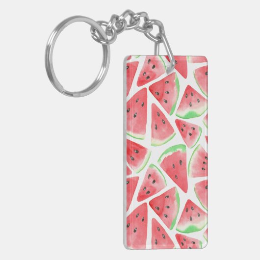 Porte-clés Motif de tranches de pastèque (Devant gauche)