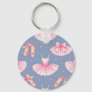 Porte-clés Motif de tutu de ballet rose
