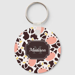 Porte-clés Motif de vache mûre