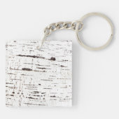 Porte-clés Motif d'écorce de bouleau (Dos)