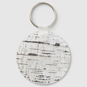 Porte-clés Motif d'écorce de bouleau