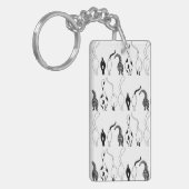 Porte-clés Motif des boutons de chat (Devant gauche)