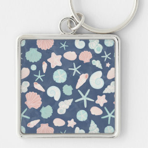 Porte-clés motif des coquillages