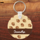 Porte-clés motif des coquillages Brown (Recto)