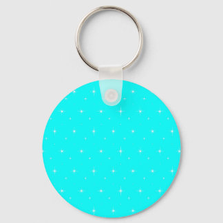Porte-clés Motif des étoiles brillantes Aqua-Turquoise-Green