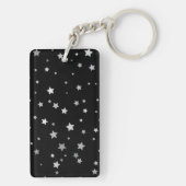 Porte-clés Motif des étoiles d'argent mignonnes | Toute coule (Dos)