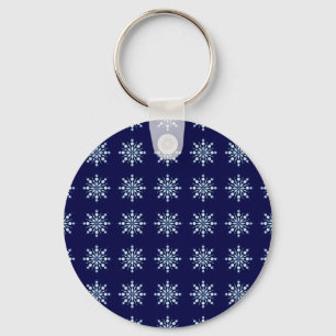 Porte-clés Motif des flocons de neige