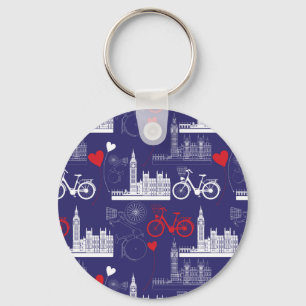Porte-clés Motif des monuments de Londres