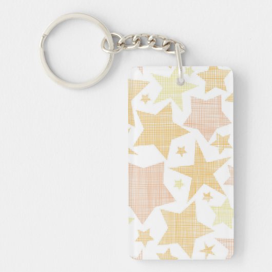 Porte-clés Motif d'étoiles (Devant)