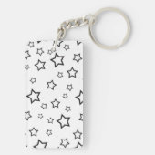 Porte-clés Motif d'étoiles (Dos)