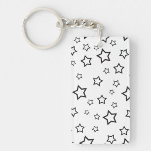 Porte-clés Motif d'étoiles