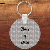 Porte-clés Motif Diamant Gris (Verso)