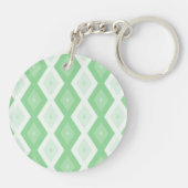 Porte-clés Motif diamant vert pomme (Dos)