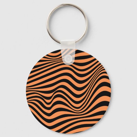 Porte-clés Motif d'illusion optique vague (Recto)