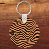 Porte-clés Motif d'illusion optique vague (Recto)