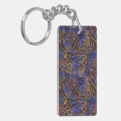 Porte-clés Motif d'impression Leopard et Zebra (Devant gauche)