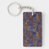 Porte-clés Motif d'impression Leopard et Zebra (Devant)