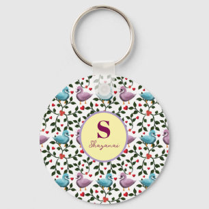 Porte-clés Motif d'oiseaux personnalisé et sur mesure 