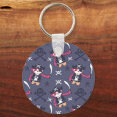 Porte-clés Motif d'ours panda pirate mignon (Recto)