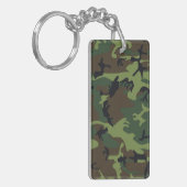 Porte-clés Motif du Camouflage Vert, Motif militaire, Armée (Devant gauche)