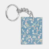 Porte-clés Motif du printemps - Oiseaux et fleurs (Devant gauche)