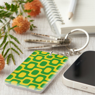 Porte-clés Motif du trottoir d'Ipanema, Motif de plage, Brési