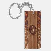 Porte-clés Motif en bois (Devant gauche)