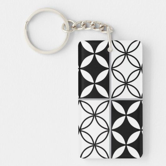 Porte-clés Motif en céramique (Devant)