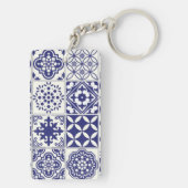 Porte-clés Motif en céramique (Dos)