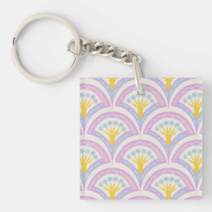 Porte-clés Motif en coquille de couleur pastel