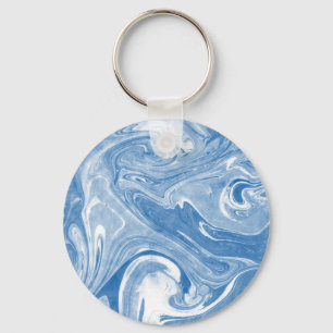 Porte-clés Motif en marbre coloré.