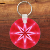 Porte-clés Motif étoile rouge (Recto)