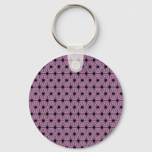 Porte-clés motif étoile violette (Recto)