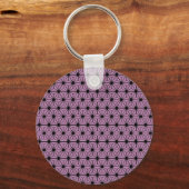 Porte-clés motif étoile violette (Recto)