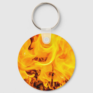 Porte-clés Motif Feu Et Flames