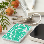 Porte-clés motif feuille (Devant droit)