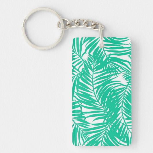 Porte-clés motif feuille (Devant)