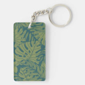 Porte-clés motif feuille (Dos)
