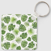 Porte-clés Motif Feuille élégant Green Tropical (Dos)