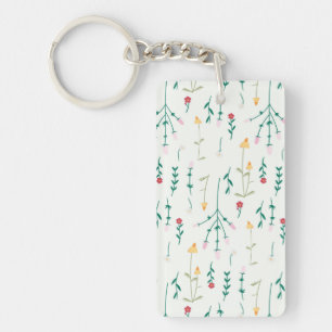 Porte-clés Motif Fleur Fleur Acrylique de Printemps