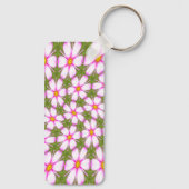 Porte-clés Motif Fleurs Cosmos (Verso)