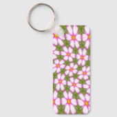 Porte-clés Motif Fleurs Cosmos (Recto)