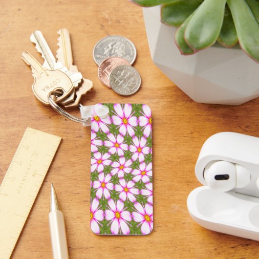 Porte-clés Motif Fleurs Cosmos (Bureau)