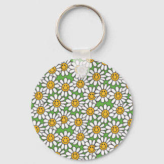 Porte-clés Motif Fleurs marguerites