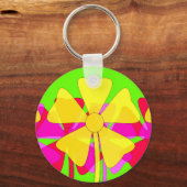 Porte-clés Motif floral (Recto)