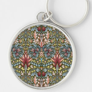 Porte-clés Motif floral à tête de serpent de William Morris