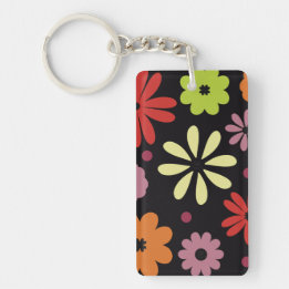 Porte-clés Motif floral automnal sans couture
