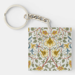Porte-clés Motif floral Narcisse de William Morris