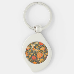 Porte-clés Motif floral vintage William Morris Cray