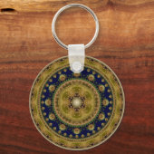 Porte-clés Motif fractal Fairy oriental rond (Recto)